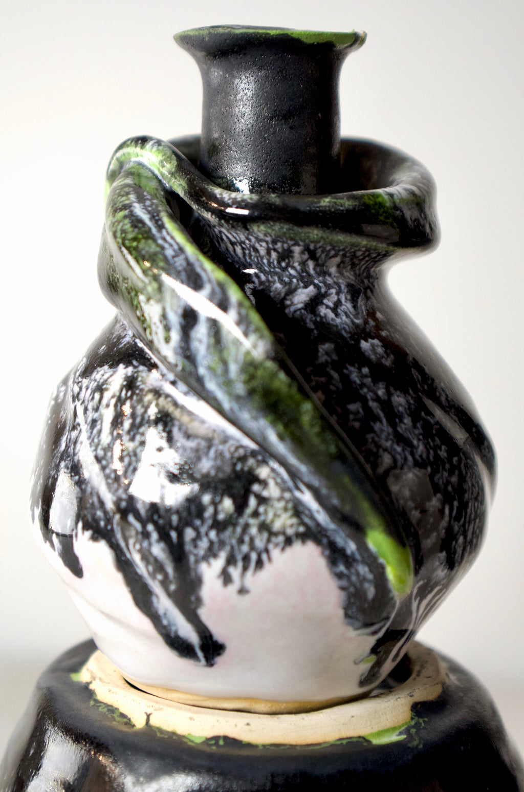 Stoneware Ceramic Small Bottle