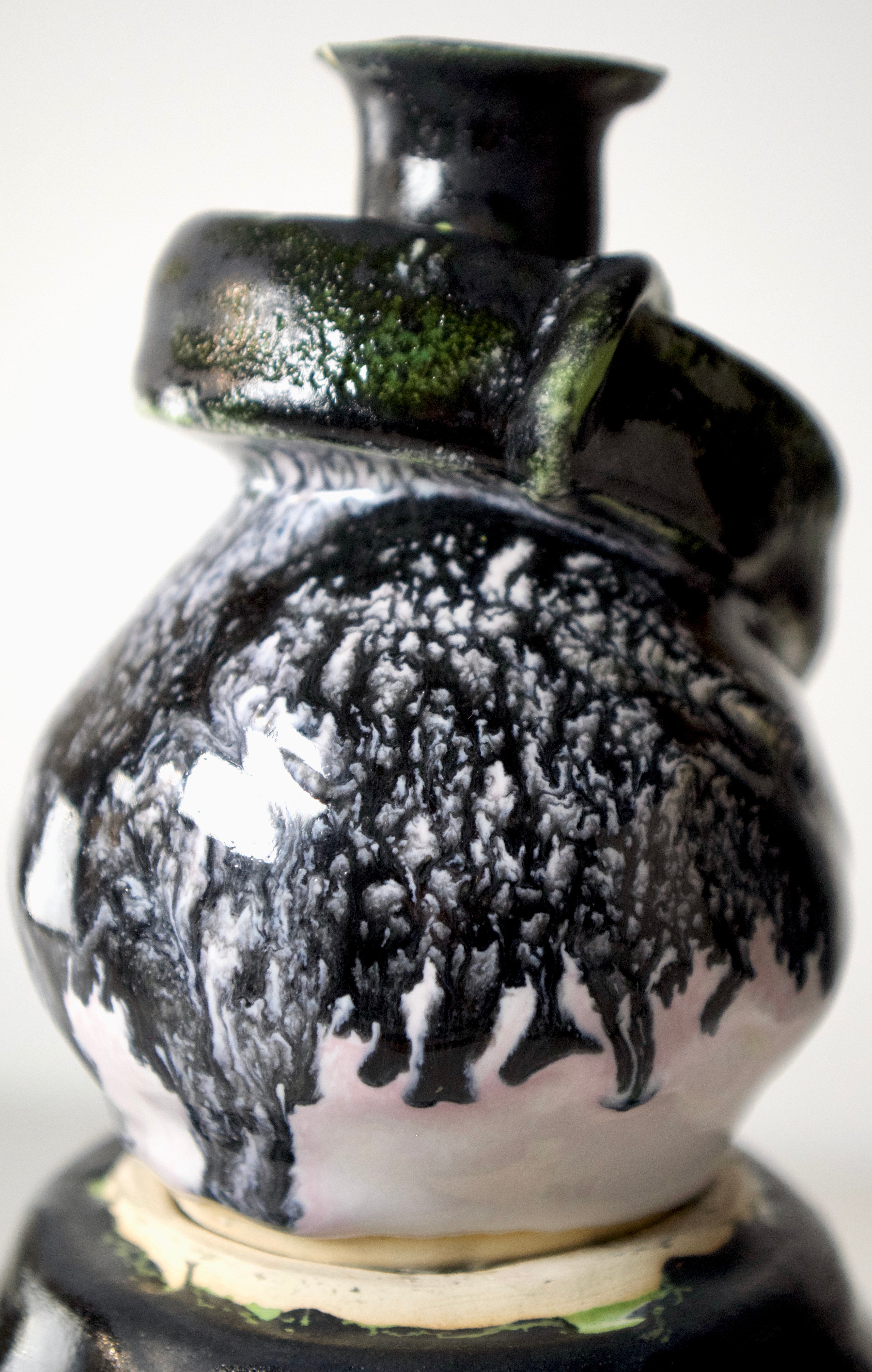 Stoneware Ceramic Small Bottle